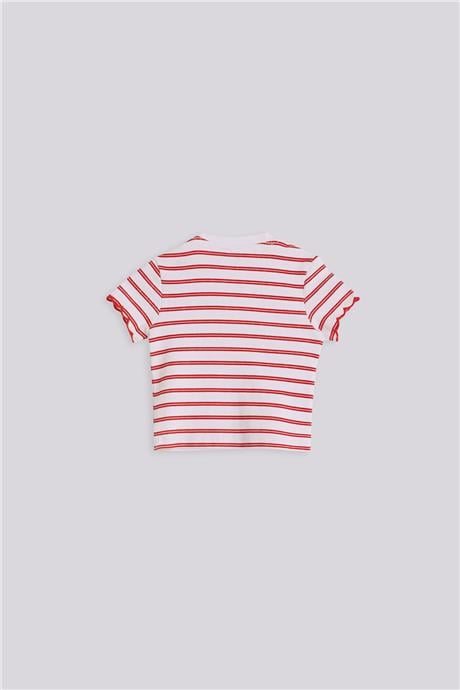 Gb Baby Basic Kız Bebek Çizgili TshirtGb Baby Basic Kız Bebek Çizgili Tshirt