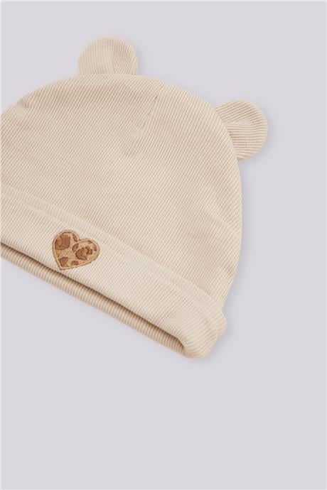 Gb Baby Basic Kız Bebek Ekru BereGb Baby Basic Kız Bebek Ekru Bere