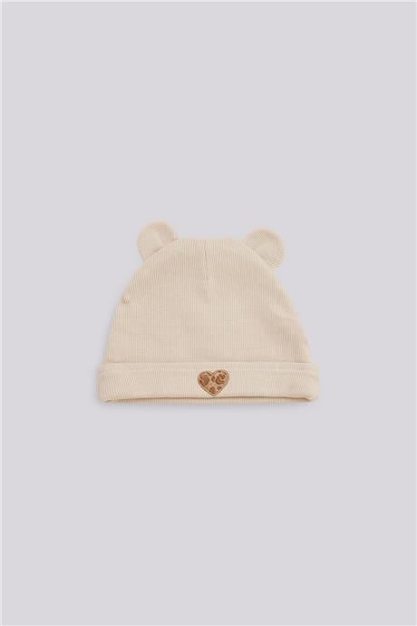 Gb Baby Basic Kız Bebek Ekru BereGb Baby Basic Kız Bebek Ekru Bere