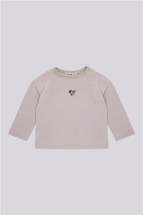 Gb Baby Basic Kız Bebek Ekru TshirtGb Baby Basic Kız Bebek Ekru Tshirt