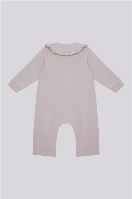 Gb Baby Basic Kız Bebek Ekru TulumGb Baby Basic Kız Bebek Ekru Tulum