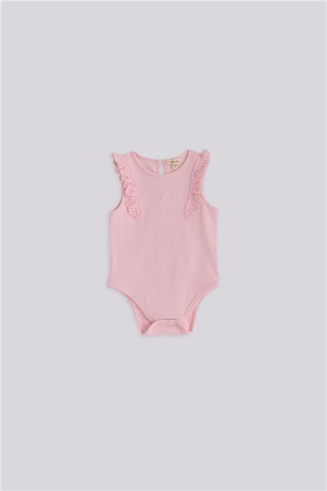 Gb Baby Basic Kız Bebek Pembe Body ve Şort TakımıGb Baby Basic Kız Bebek Pembe Body ve Şort Takımı