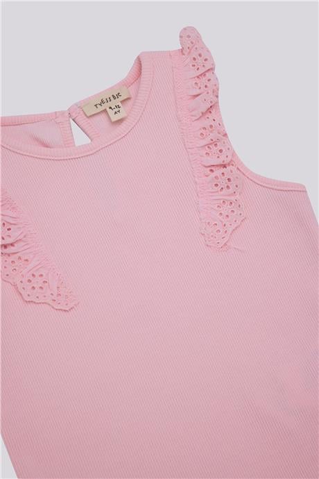 Gb Baby Basic Kız Bebek Pembe Body ve Şort TakımıGb Baby Basic Kız Bebek Pembe Body ve Şort Takımı