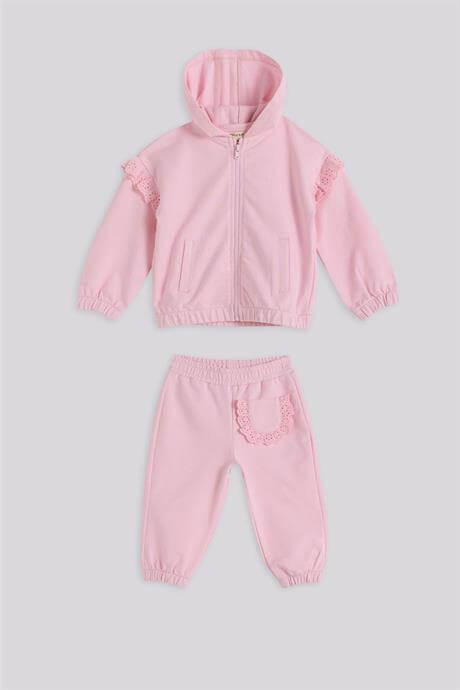 Gb Baby Basic Kız Bebek Pembe Eşofman TakımıGb Baby Basic Kız Bebek Pembe Eşofman Takımı