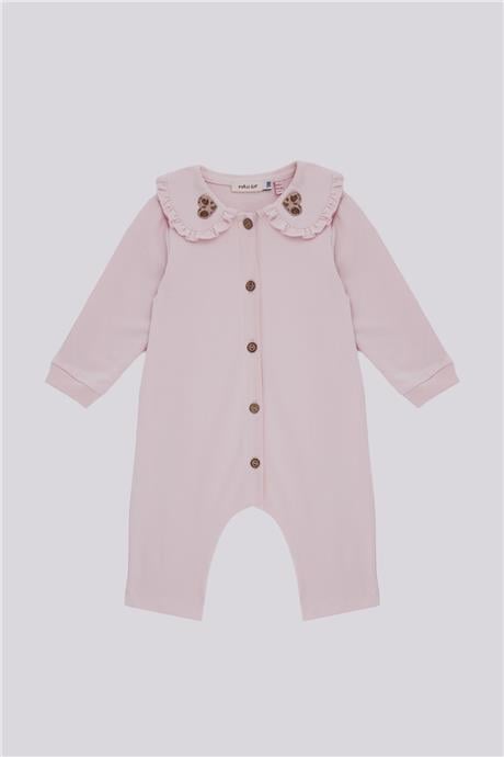 Gb Baby Basic Kız Bebek Pembe TulumGb Baby Basic Kız Bebek Pembe Tulum