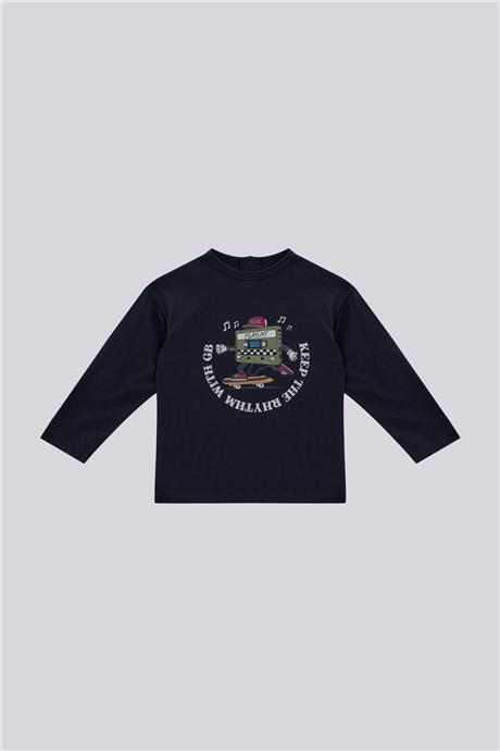 GB Baby Erkek Bebek Antrasit TshirtGB Baby Erkek Bebek Antrasit Tshirt