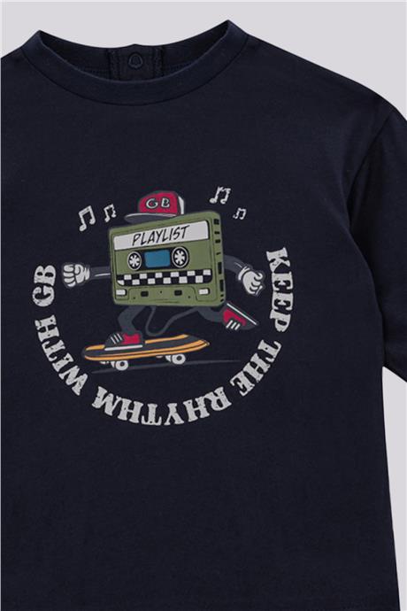 GB Baby Erkek Bebek Antrasit TshirtGB Baby Erkek Bebek Antrasit Tshirt