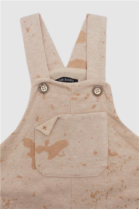 GB Baby Erkek Bebek Bej Salopet