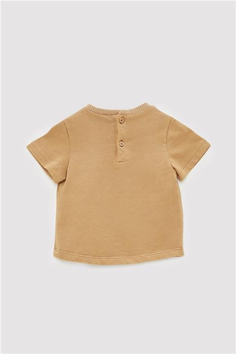 GB Baby Erkek Bebek Bej T-Shirt