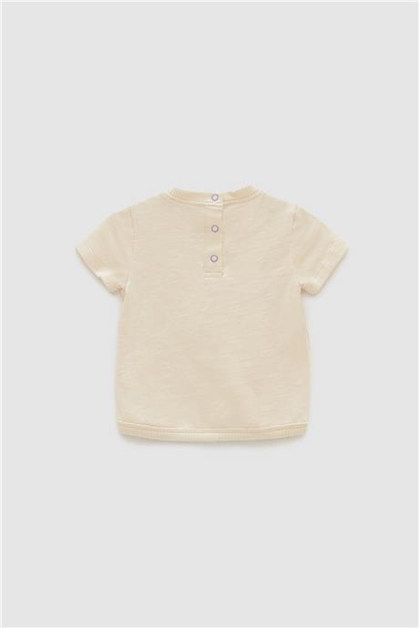 GB Baby Erkek Bebek Bej T-Shirt