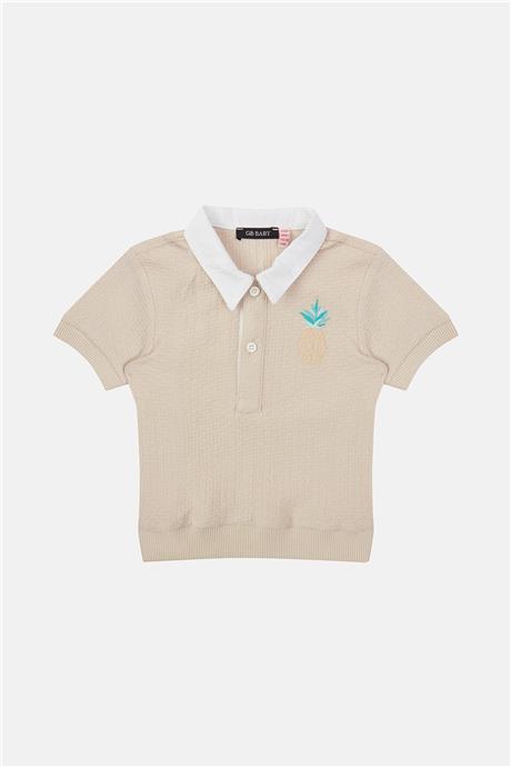GB Baby Erkek Bebek Bej Tshirt