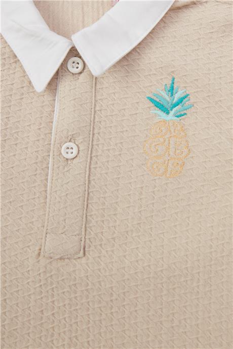 GB Baby Erkek Bebek Bej Tshirt