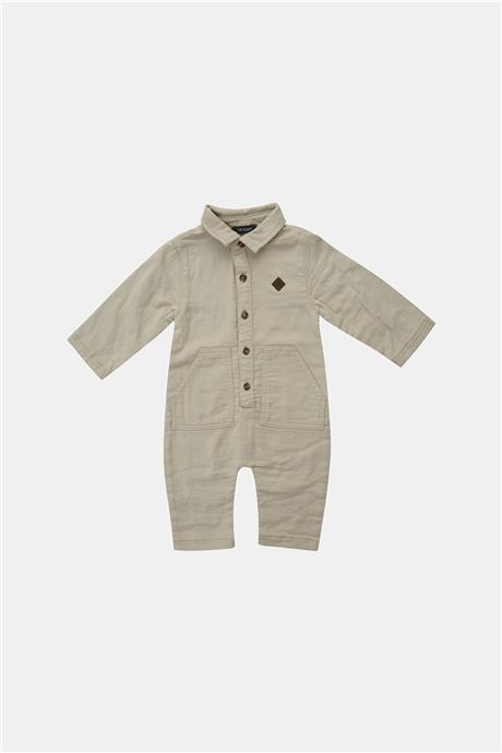 GB Baby Erkek Bebek Bej Tulum