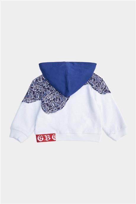 GB Baby Erkek Bebek Beyaz Eşofman Üstü