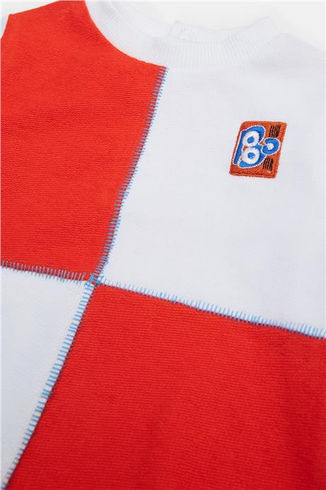 GB Baby Erkek Bebek Beyaz Sweatshirt