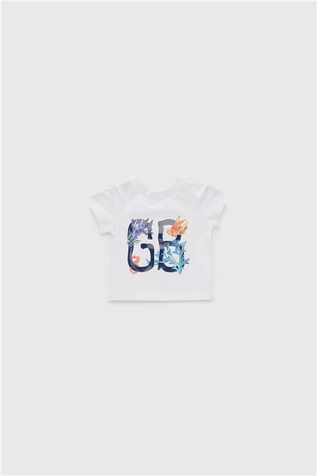 GB Baby Erkek Bebek Beyaz T-Shirt