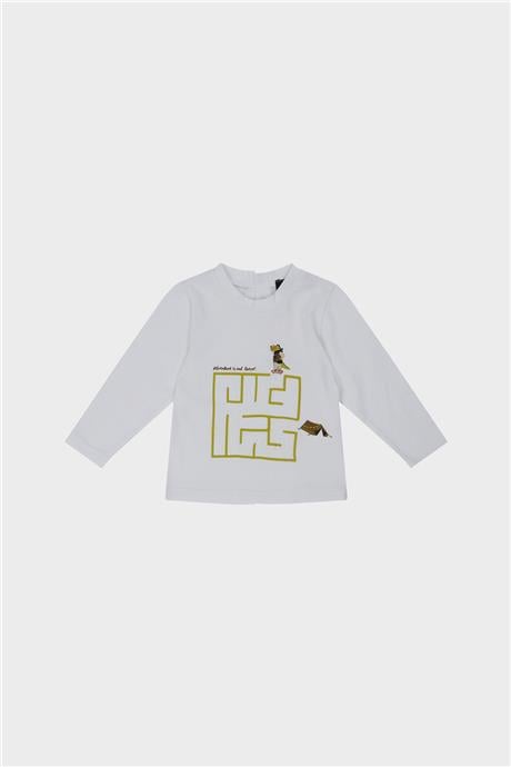 GB Baby Erkek Bebek Beyaz T-Shirt
