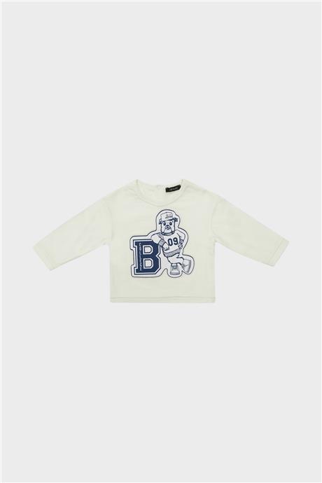 GB Baby Erkek Bebek Beyaz T-Shirt