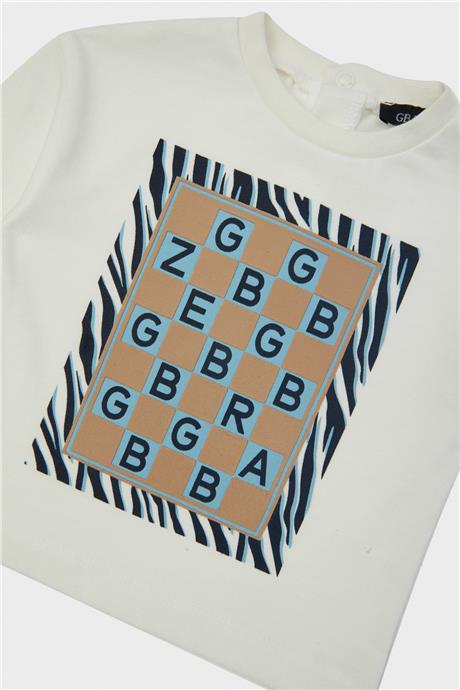 GB Baby Erkek Bebek Beyaz T-Shirt