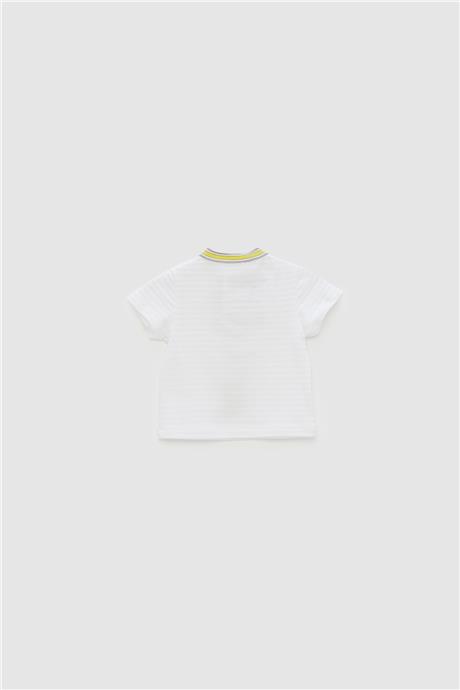 GB Baby Erkek Bebek Beyaz T-Shirt