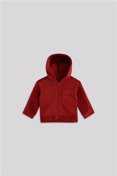 GB Baby Erkek Bebek Bordo Eşofman ÜstüGB Baby Erkek Bebek Bordo Eşofman Üstü