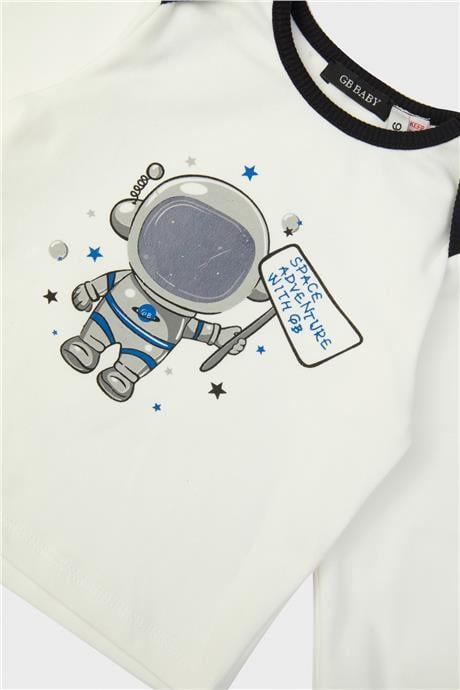 GB Baby Erkek Bebek Desenli Pijama Takımı