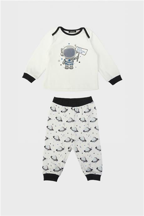 GB Baby Erkek Bebek Desenli Pijama Takımı