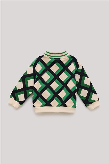 GB Baby Erkek Bebek Desenli Sweatshirt