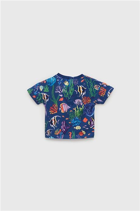 GB Baby Erkek Bebek Desenli T-Shirt