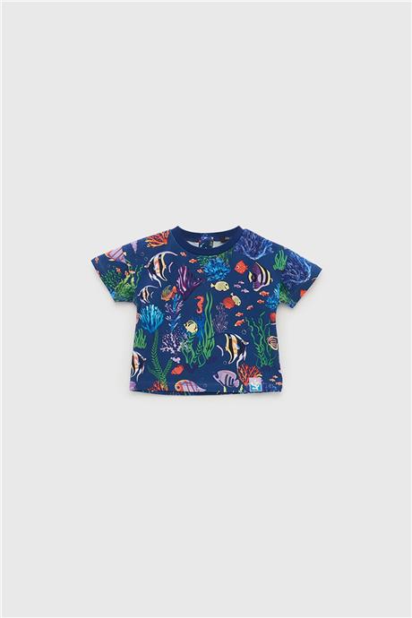 GB Baby Erkek Bebek Desenli T-Shirt