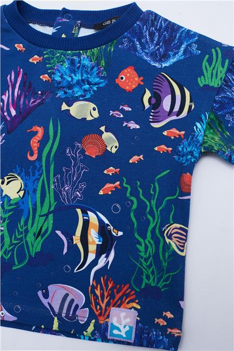 GB Baby Erkek Bebek Desenli T-Shirt