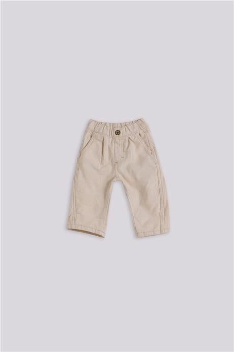 GB Baby Erkek Bebek Ekru PantolonGB Baby Erkek Bebek Ekru Pantolon