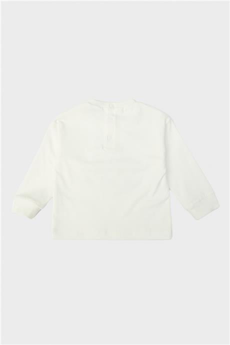 GB Baby Erkek Bebek Ekru Sweatshirt
