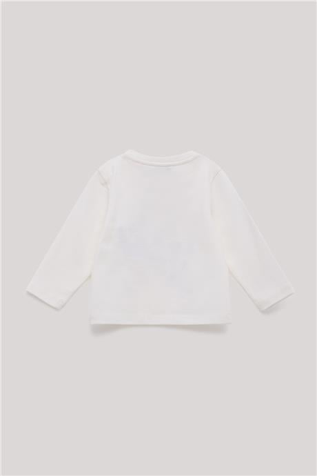 GB Baby Erkek Bebek Ekru T-Shirt
