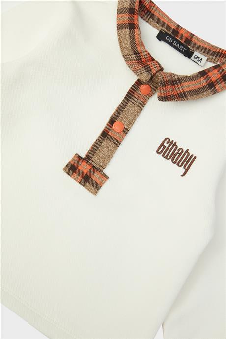 GB Baby Erkek Bebek Ekru T-Shirt