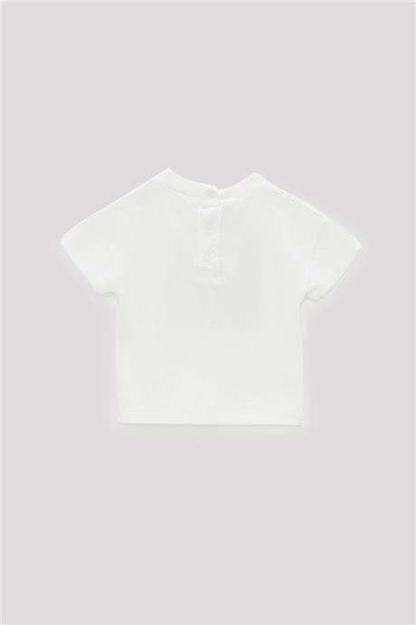 GB Baby Erkek Bebek Ekru T-Shirt