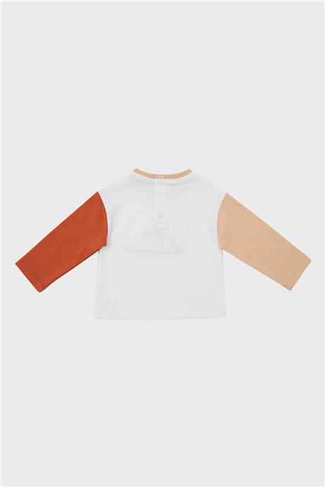 GB Baby Erkek Bebek Ekru T-Shirt