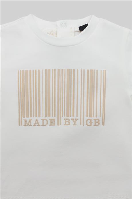 GB Baby Erkek Bebek Ekru T-Shirt