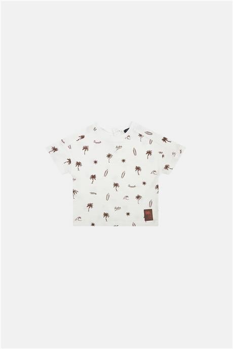 GB Baby Erkek Bebek Ekru Tshirt
