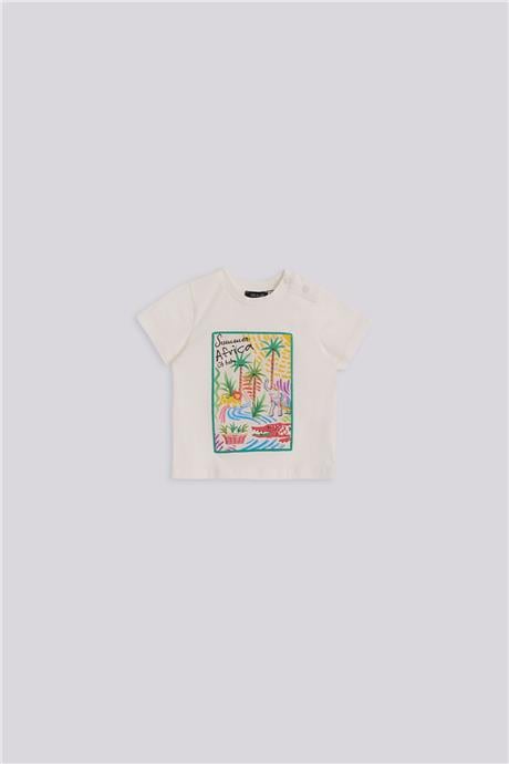 GB Baby Erkek Bebek Ekru TshirtGB Baby Erkek Bebek Ekru Tshirt