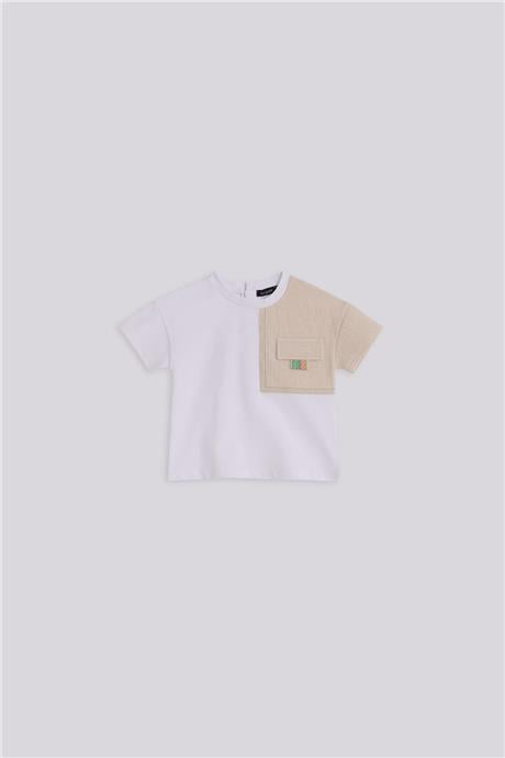 GB Baby Erkek Bebek Ekru TshirtGB Baby Erkek Bebek Ekru Tshirt