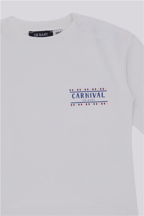 GB Baby Erkek Bebek Ekru TshirtGB Baby Erkek Bebek Ekru Tshirt
