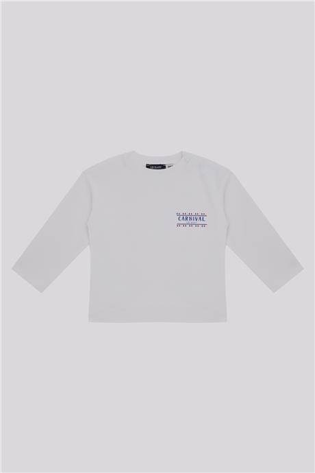 GB Baby Erkek Bebek Ekru TshirtGB Baby Erkek Bebek Ekru Tshirt
