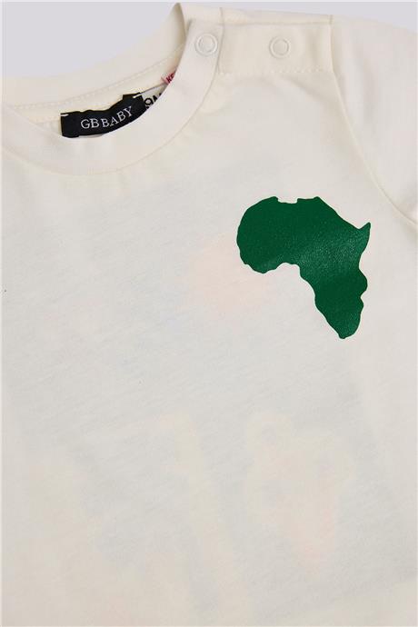 GB Baby Erkek Bebek Ekru TshirtGB Baby Erkek Bebek Ekru Tshirt