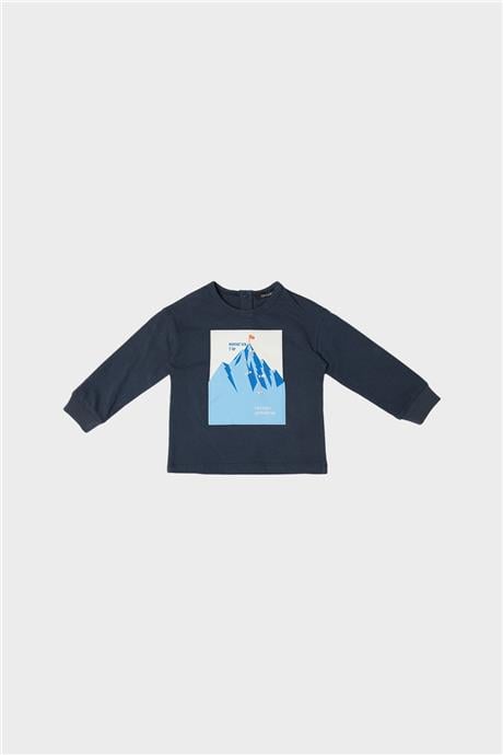 GB Baby Erkek Bebek Gri Sweatshirt