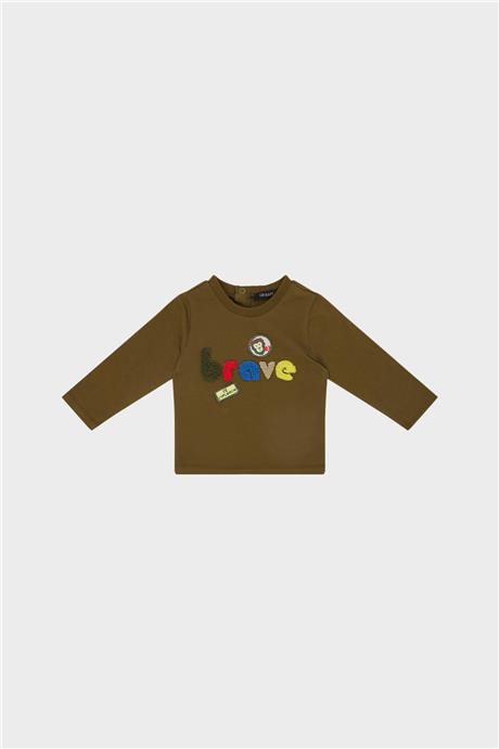 GB Baby Erkek Bebek Haki T-Shirt