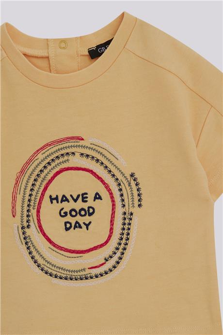GB Baby Erkek Bebek Hardal TshirtGB Baby Erkek Bebek Hardal Tshirt