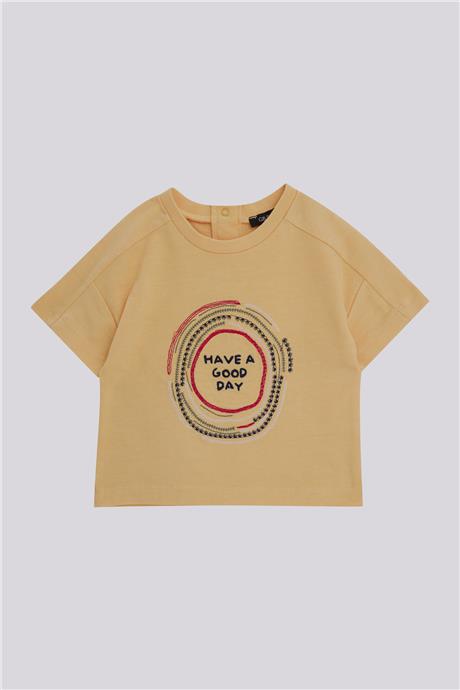 GB Baby Erkek Bebek Hardal TshirtGB Baby Erkek Bebek Hardal Tshirt