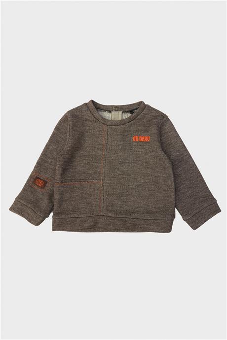 GB Baby Erkek Bebek Kahve Sweatshirt