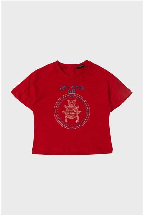 GB Baby Erkek Bebek Kırmızı T-Shirt